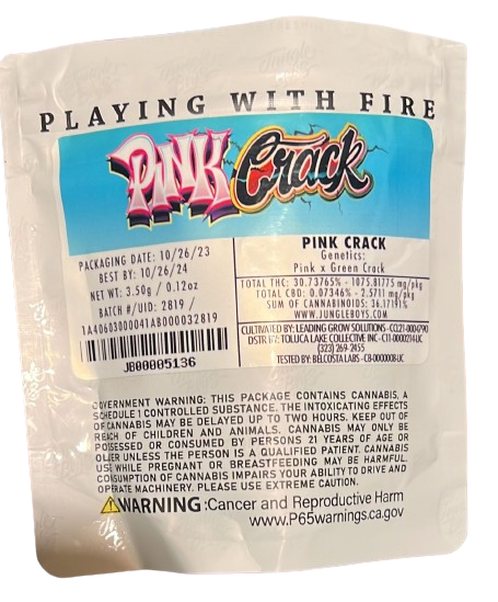 Jungle Boys – Pink Cr**ck (Sealed Dispensary Packs)