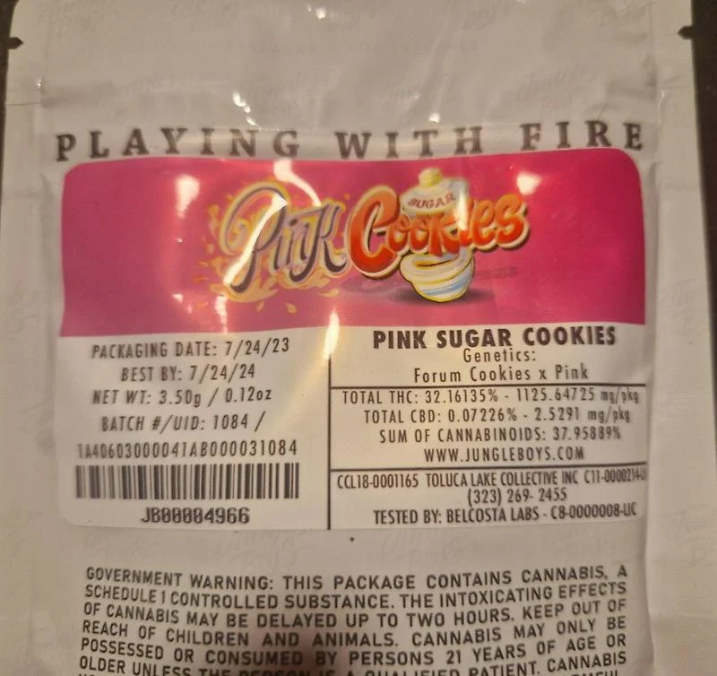 Jungle Boys – Pink Sugar Cookies (Sealed Dispensary Packs)